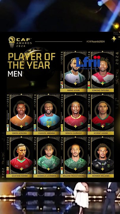 CAF Awards : les grands absents du Ballon d’Or 2024