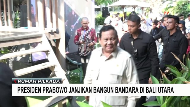 Presiden Prabowo Janjikan Bangun Bandara di Bali Utara