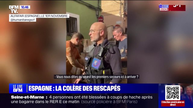 Espagne: à Alfafar, nous étions les premiers sur place , explique Gentil De Passos (Groupe de secours catastrophe français)