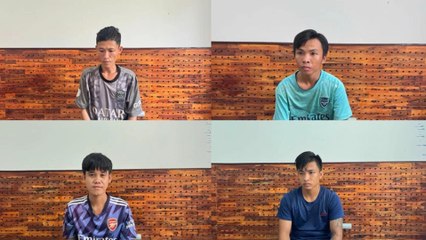 Vĩnh Long: Khởi tố 4 bị can dùng mã tấu chém người