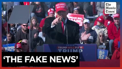 Trump says he wouldn't mind if someone shot through 'the fake news' to get him