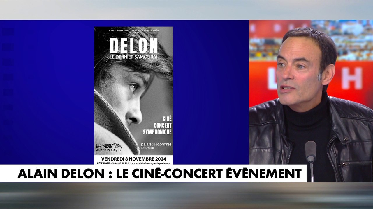 Anthony Delon évoque le ciné-concert évènement «Delon : Le dernier Samouraï»