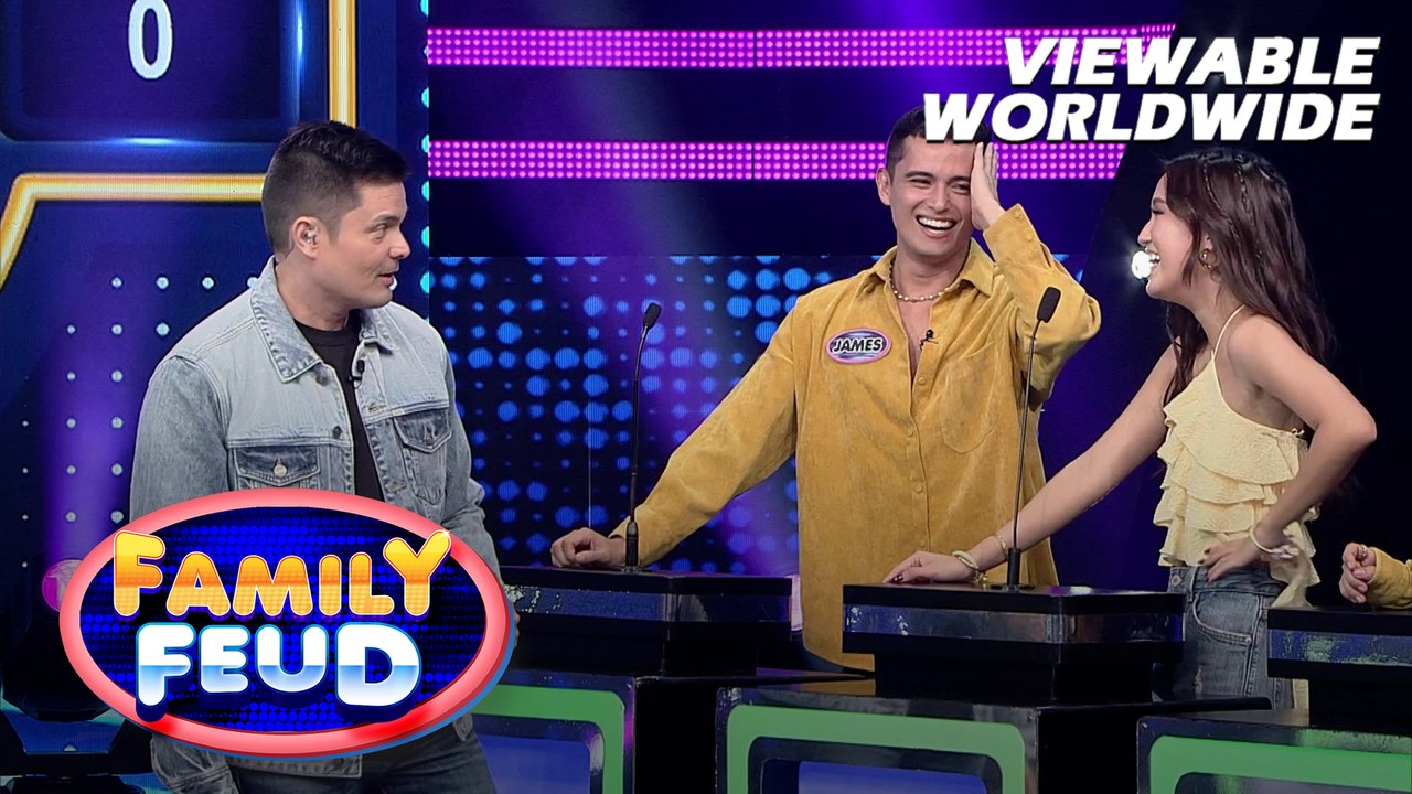 Family Feud: MALAKAS NGUNIT KINULANG SI JAMES REID AT TEAM CAREBEARS (Episode 599)