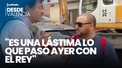 Un vecino de Paiporta relata en esRadio la situación: "Es una lástima lo que pasó ayer con el Rey"