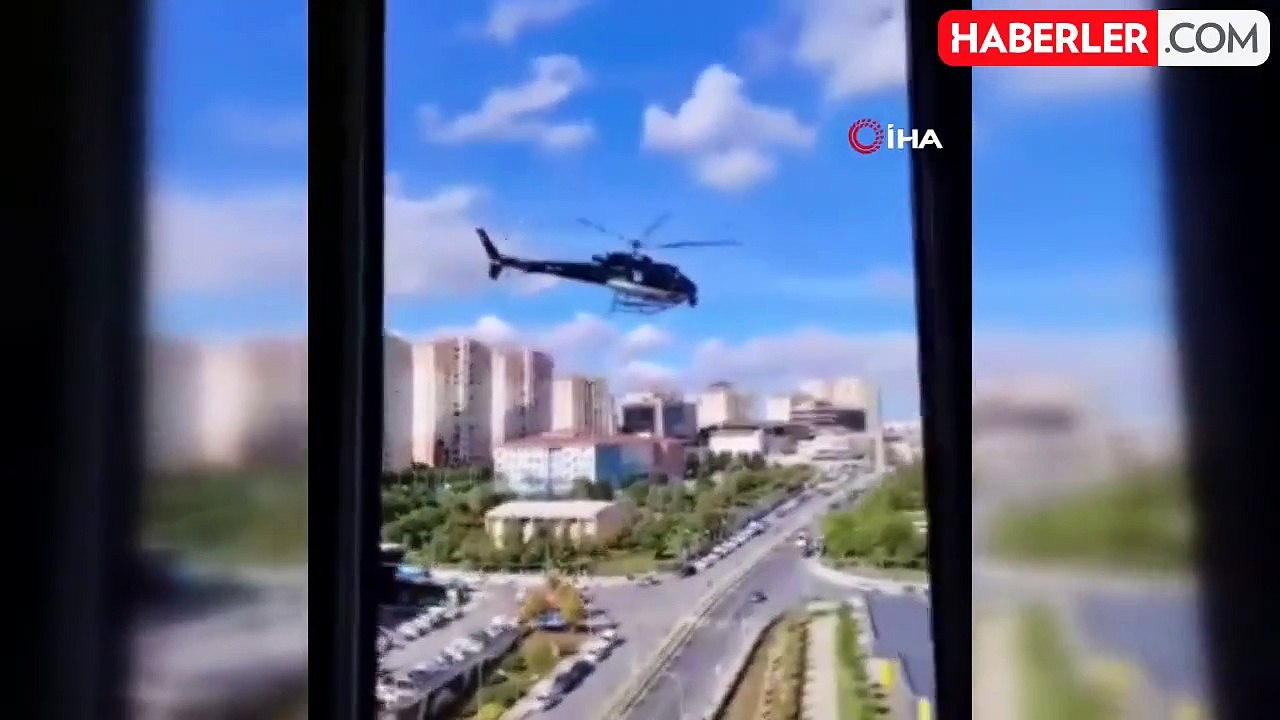 Başakşehir'de Helikopter Şaşkınlığı