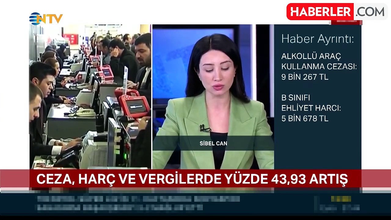 Yeni yıl için MTV, ehliyet harcı ve araç muayene ücretlerine zam geldi