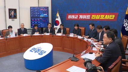 민주, '명태균 게이트 진상조사단' 첫 회의..."국조·특검 기반 조성" / YTN