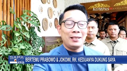 Ridwan Kamil soal Pertemuan dengan Jokowi dan Presiden Prabowo: Keduanya Dukung Saya