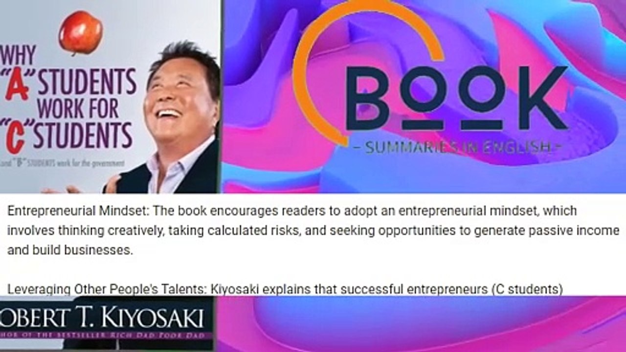 Why A Students Work For C Students Book Summary in English - Book Summaries in English (BSIE) (720p, h264, youtube)