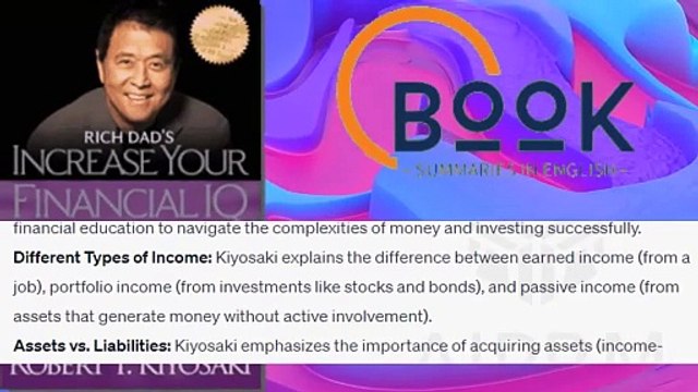 Rich Dad's Increase Your Financial IQ Book Summary in English - Book Summaries in English (BSIE) (720p, h264, youtube)