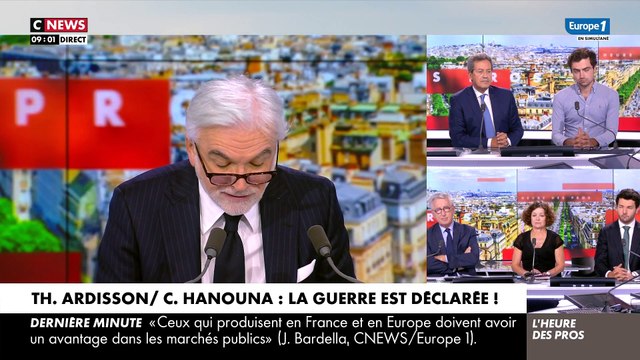 Pascal Praud prend parti pour Cyril Hanouna et tacle Thierry Ardisson sur CNews
