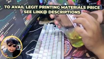 STICKER PRINTING USING DYE INK + ITECH VINYL PEDE BA? | PRINTING BUSINESS GUIDE