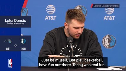 Doncic finding joy in playing again