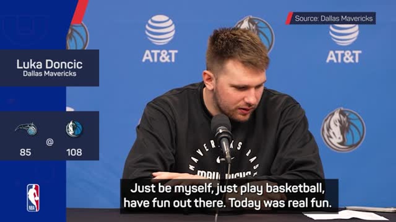 Doncic finding joy in playing again