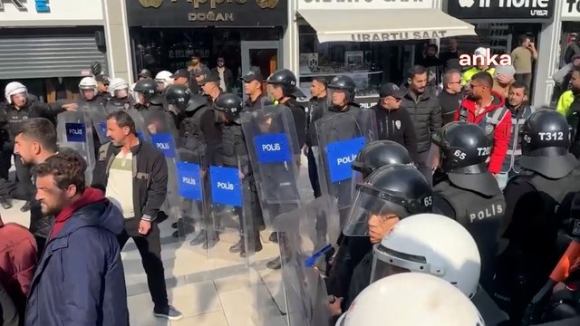 Van'da 'kayyum' protestosuna polis müdahalesi: 4 gözaltı