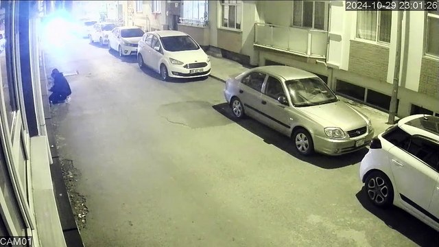 Güvenlik kamerasını fark etmediler