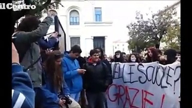 La Buona scuola, l'urlo degli studenti pescaresi