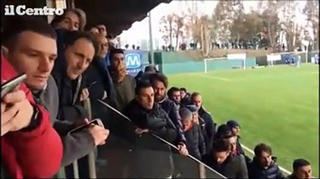 Pescara calcio, ecco l'allenamento con i gradoni di Zeman