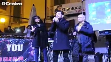 L'abbraccio di Montepagano a Gianluca Ginoble