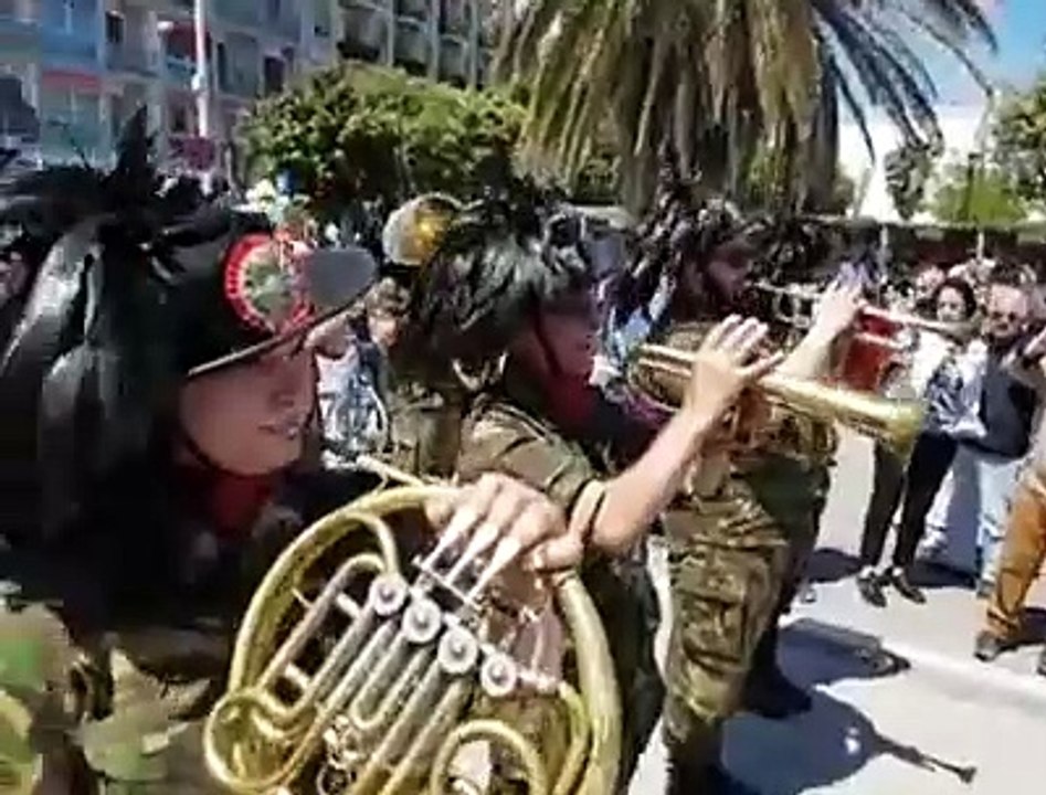 Pescara, la fanfara dei bersaglieri d? l'inizio all'Adunata nazionale