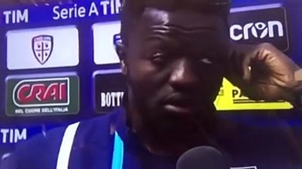 Muntari: "L'arbitro doveva sospendere la partita"