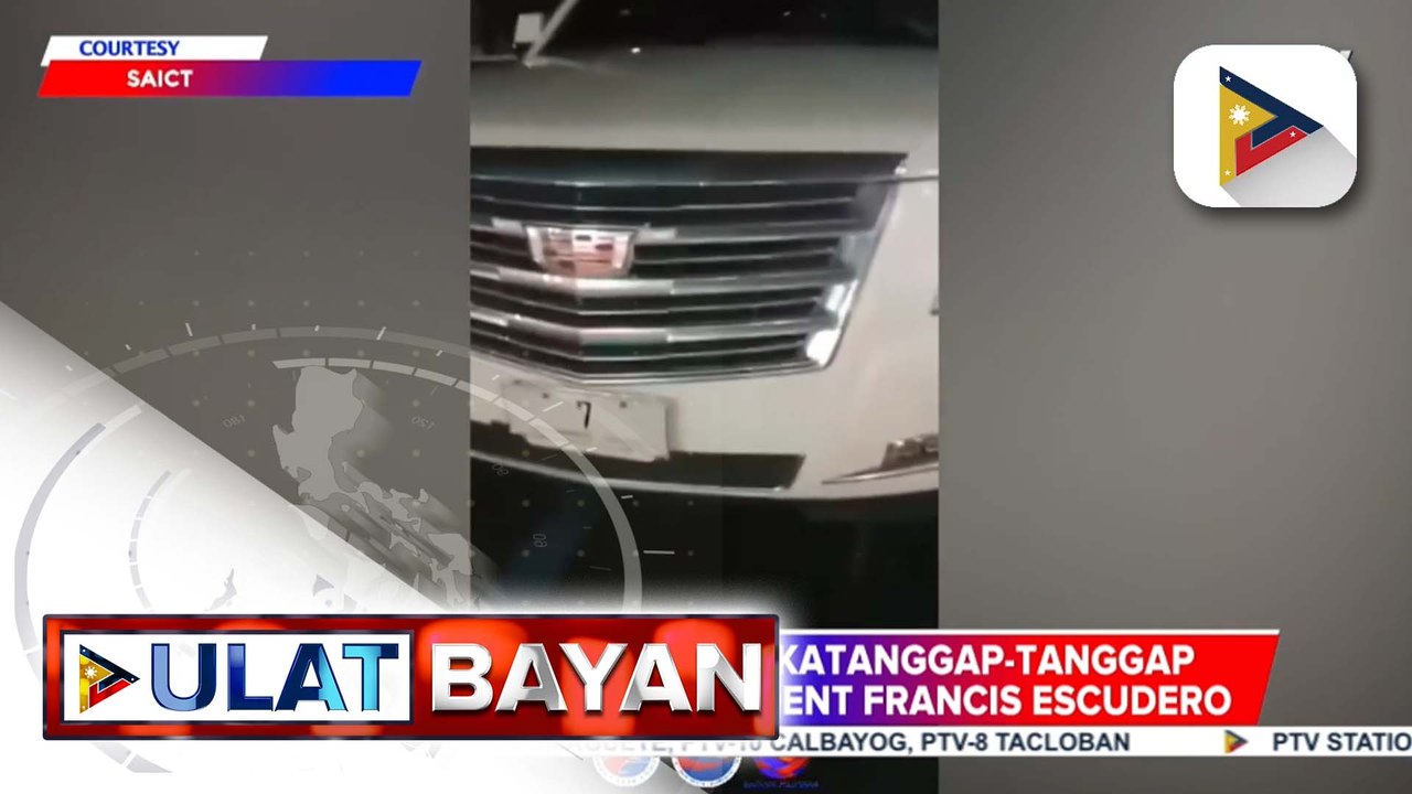 Senate Pres. Chiz Escudero, nakumpirma sa LTO na peke ang protocol plate no. 7 ng puting SUV na lumabag sa batas trapiko
