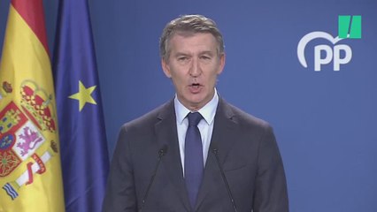 Feijóo rechaza los ataques violentos a Sánchez, los reyes y Mazón