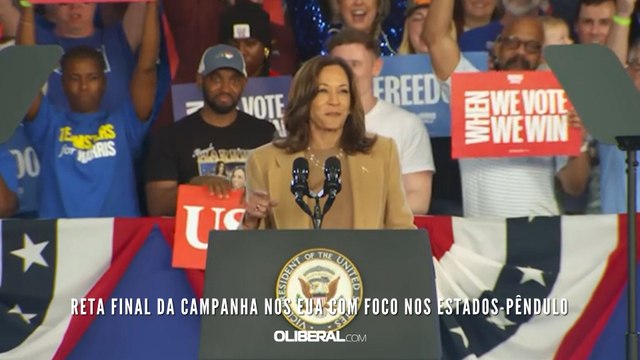 Reta final da campanha nos EUA com foco nos estados-pêndulo