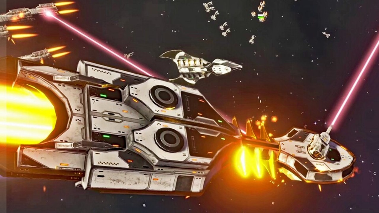 Riesige Raumschiffe, kleine Jäger: Der Homeworld-Erbe Ephemeris zeigt eine große Schlacht