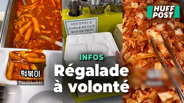 Sur TikTok, les repas des cantines coréennes émerveillent tout le monde