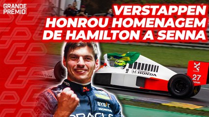 NO DIA DA HOMENAGEM DA F1, VERSTAPPEN VENCEU NO BRASIL COMO SENNA E HAMILTON