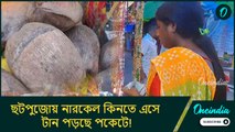 ছটপুজোয় নারকেল কিনতে এসে টান পড়ছে পকেটে! আকাশছোঁয়া দাম শুনে মাথায় হাত ক্রেতাদের