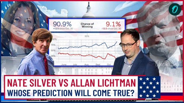 Nate Silver's Vs Allan Lichtman In U.S Elections | Whose Prediction Will Come True? Trump Or Kamala?