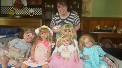 "I'm mum to eight reborn dolls - I breastfeed them and take them everywhere"