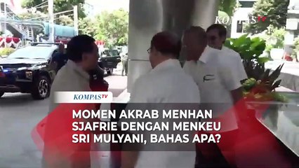 Momen Akrab Menhan Sjafrie Ketemu MenkeuSri Mulyani, Bahas Apa?