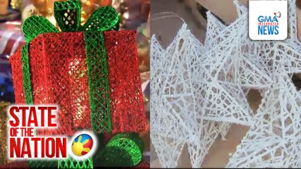 Matibay, mura, eco-friendly at tatak-Pinoy na mga palamuti sa pasko, mabibili sa Dapitan | SONA