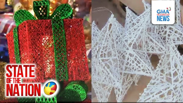 Matibay, mura, eco-friendly at tatak-Pinoy na mga palamuti sa pasko, mabibili sa Dapitan | SONA