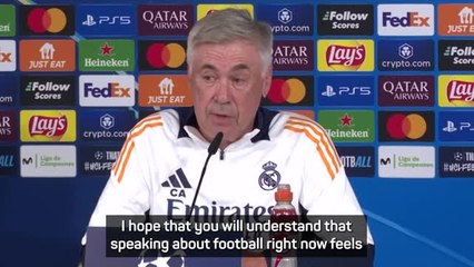 Ancelotti has 'no desire to talk about football' after Spain floods
