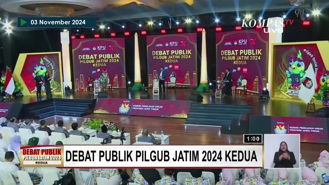 Emil Dardak ke Lukmanul: Jarang Cek Informasi Pemprov Jadi Banyak Salah | Debat Kedua Pilgub Jatim