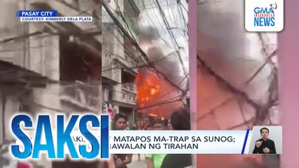 Lalaki, patay matapos ma-trap sa sunog; 40 pamilya, nawalan ng tirahan | Saksi
