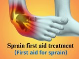Sprain first aid treatment in hindi | What is the first aid for sprain,