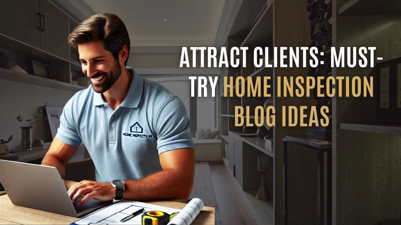 Attract Clients Must-Try Home Inspection Blog Ideas