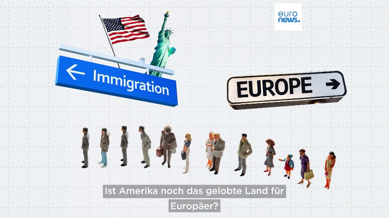 USA nicht mehr das 'gelobte Land'? Europäische Einwandererzahlen sinken seit Jahrzehnten