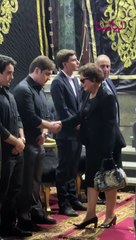 النجمتان #صفاء_أبو_السعود و #لبلبة من عزاء الفنان الراحل #مصطفى_فهمي