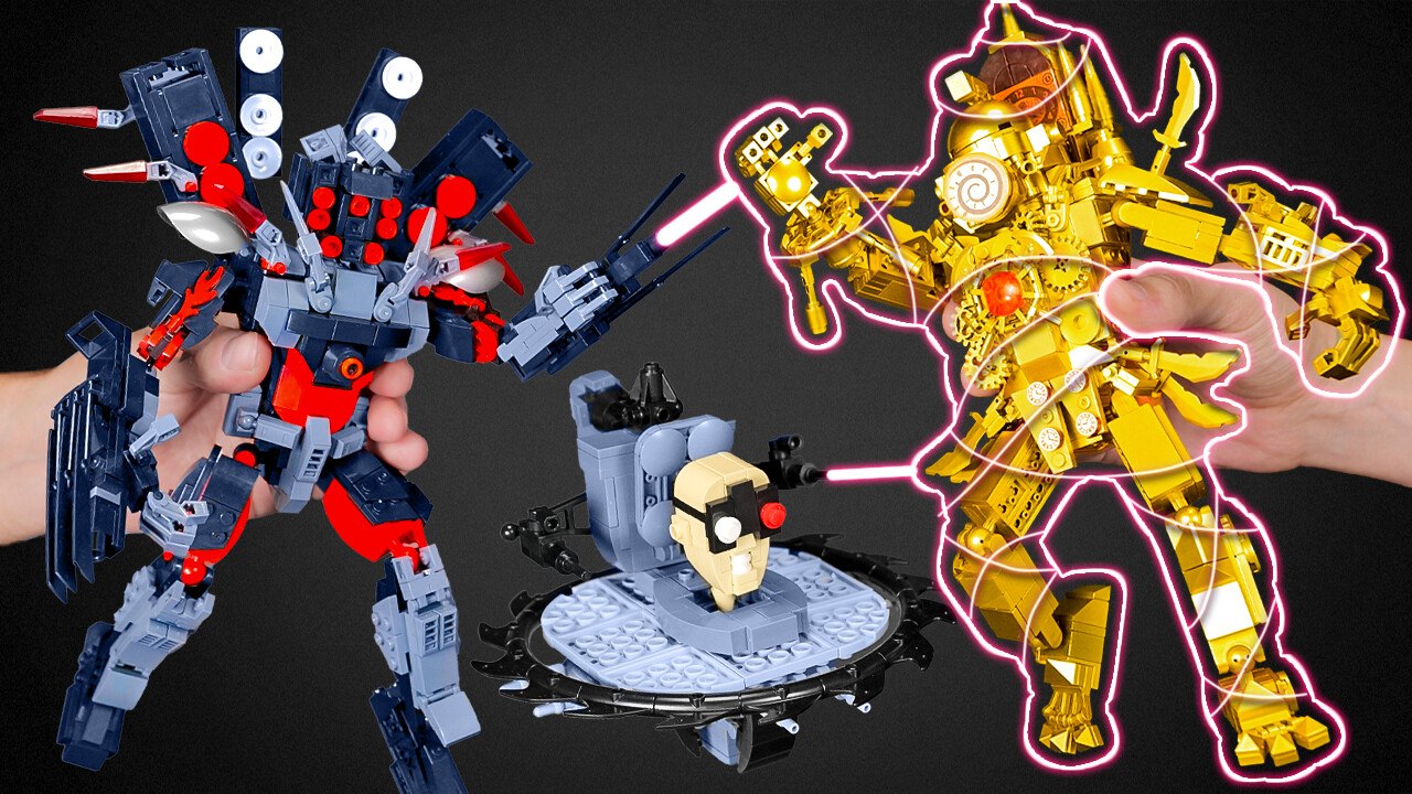 We Made All New LEGO Titans from the Skibidi Toilet Multiverse  DIY Madness Mania