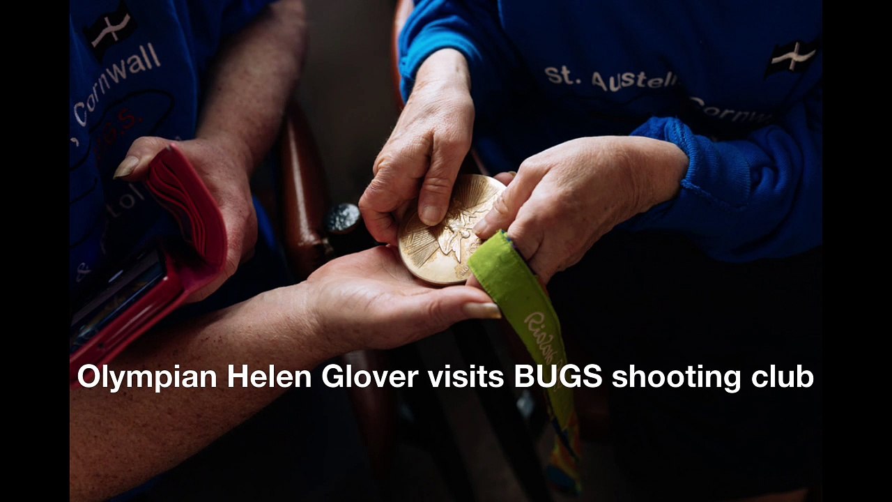 Olympian Helen Glover visits BUGS shooting club