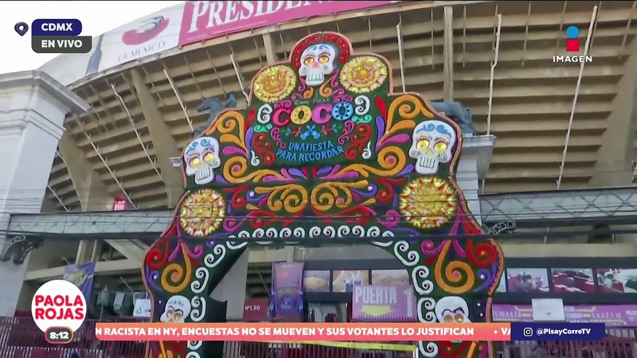 Así se encuentra en estos momentos la Plaza de...