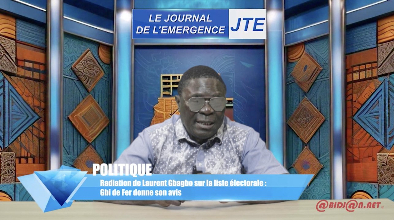 Radiation de Laurent Gbagbo sur la liste électorale - Gbi de Fer donne son avis