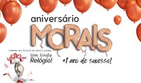 Aniversário das Ópticas Morais no mês de novembro, na compra do óculos completo ganhe um relógio