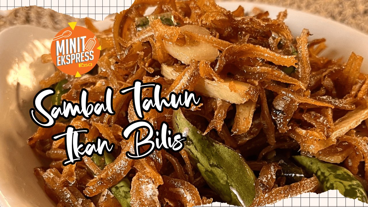 Sambal Tahun Ikan Bilis, Memang Rangup Makan Dengan Nasi